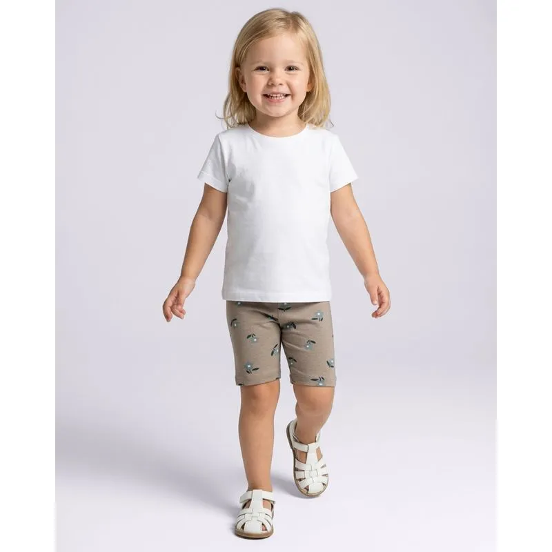 Bermuda Ciclista Bebê Estampada Sortidas Bege 2