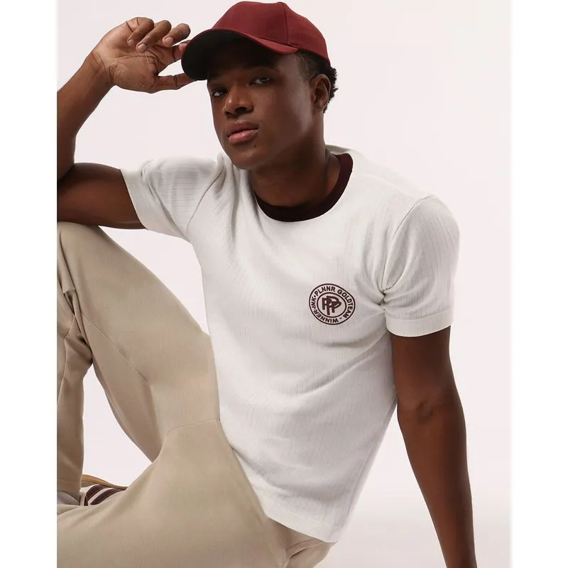 Camiseta Masculina Canelada Winner Gold Team Off White XGG