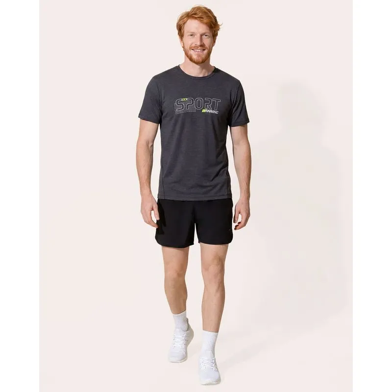 Bermuda Esportiva Masculina Fitter Lisa com Bolso Preto M