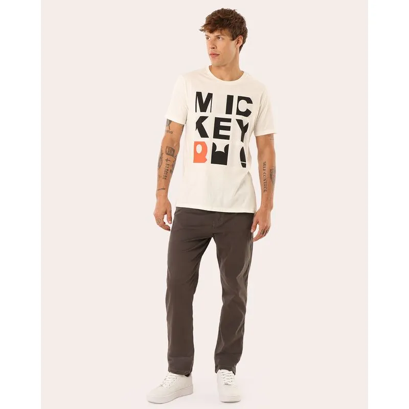 Calça Sarja Masculina Slim com Bolsos Cinza 44