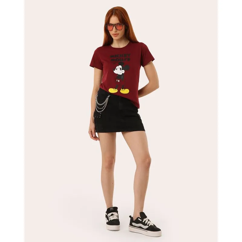 Mini Saia Sarja Feminina Bolsos Cargo Taxas Estrelas Preta 48