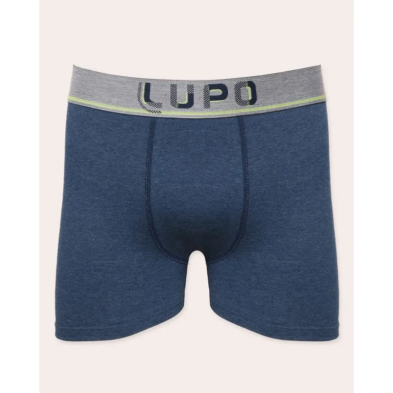 Cueca Boxer Masculina Lupo Azul XG