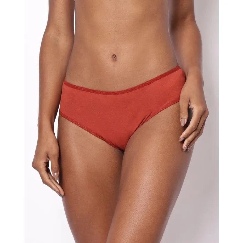 Calcinha Feminina Lisa Terracota GG