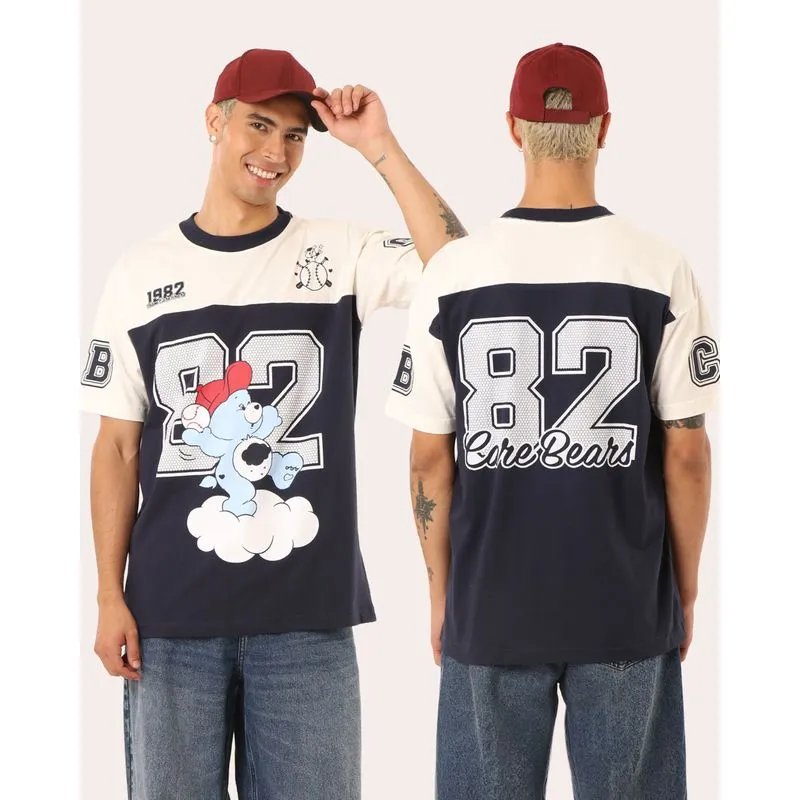Camiseta Masculina Algodão Ursinhos Carinhosos Off White M