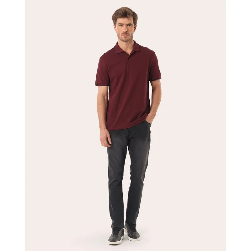 Calça Jeans Masculina Slim Estonada Preta 42