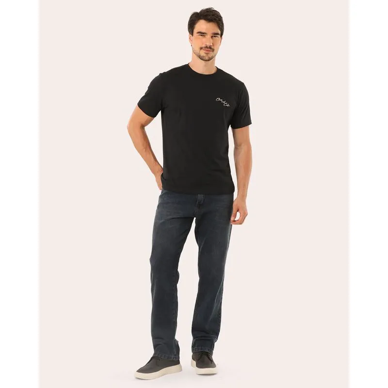 Calça Jeans Black Masculina Vizzy Reta Preta 48