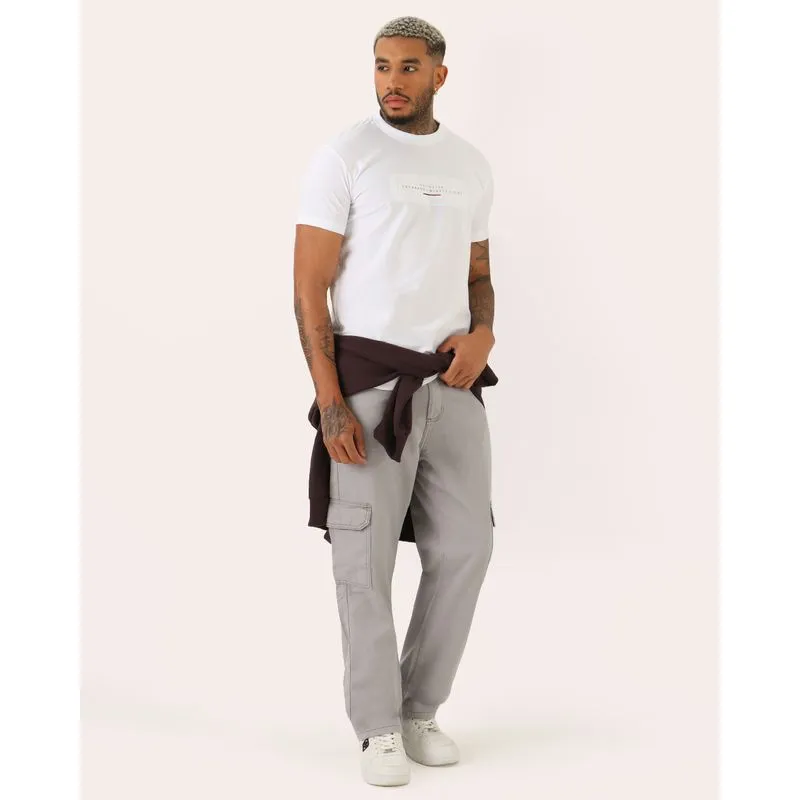 Calça Jeans Masculina Ecko Unlimited Reta Cargo Cinza 46