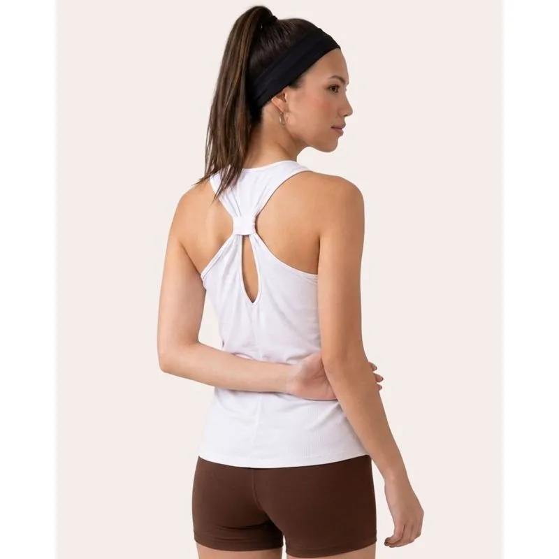 Regata Fitness Feminina Fitter com Regulador Branca M