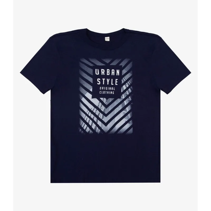 Camiseta Adulto Masculino Meia Malha Rovitex Azul Marinho M