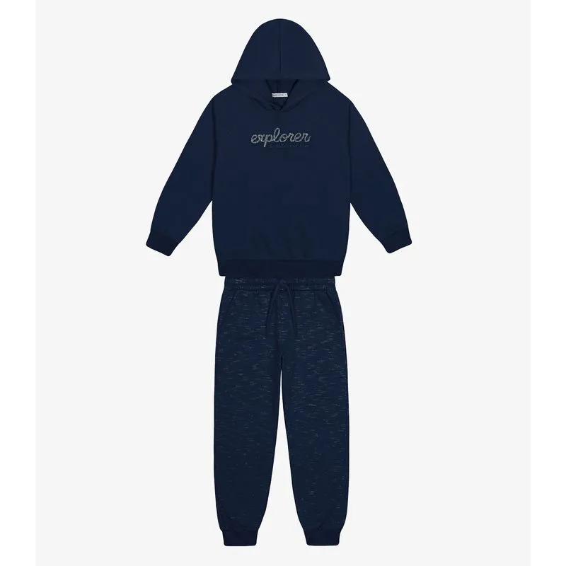 Conjunto Blusão com Capuz e Calça da Trick Nick Azul 3
