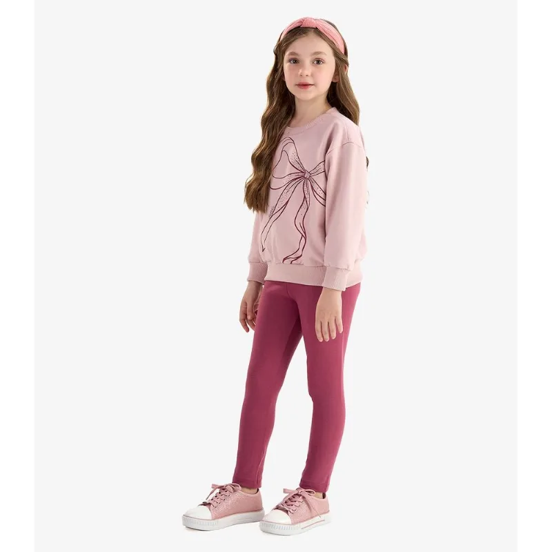 Conjunto Blusão com Legging Rovi Kids Rosa 8