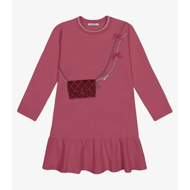 Vestido Manga Longa Trick Nick Vermelho 8