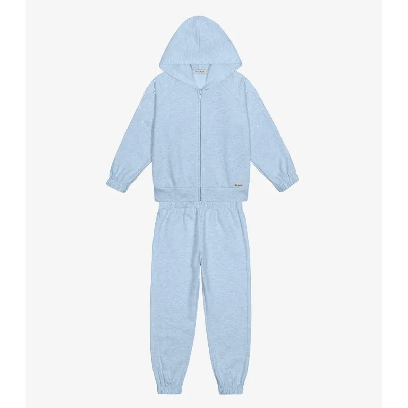Conjunto Jaqueta com Capuz e Calça Trick Nick Azul 1