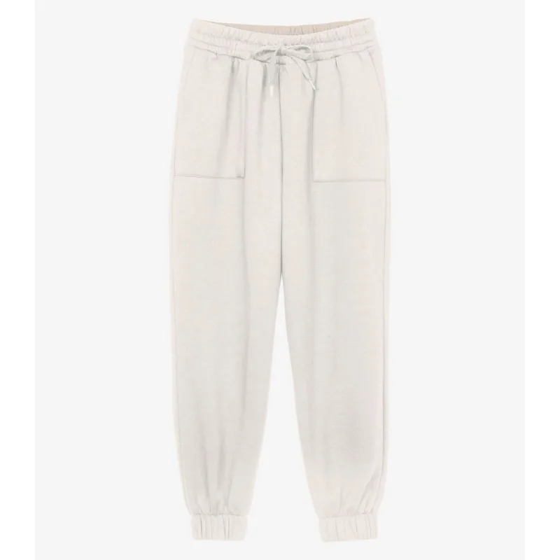 Calça Feminina Moletom Jogger Básico Endless Bege P