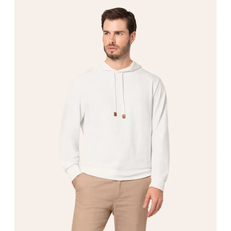 Camiseta Manga Longa Com Capuz Diametro Bege G