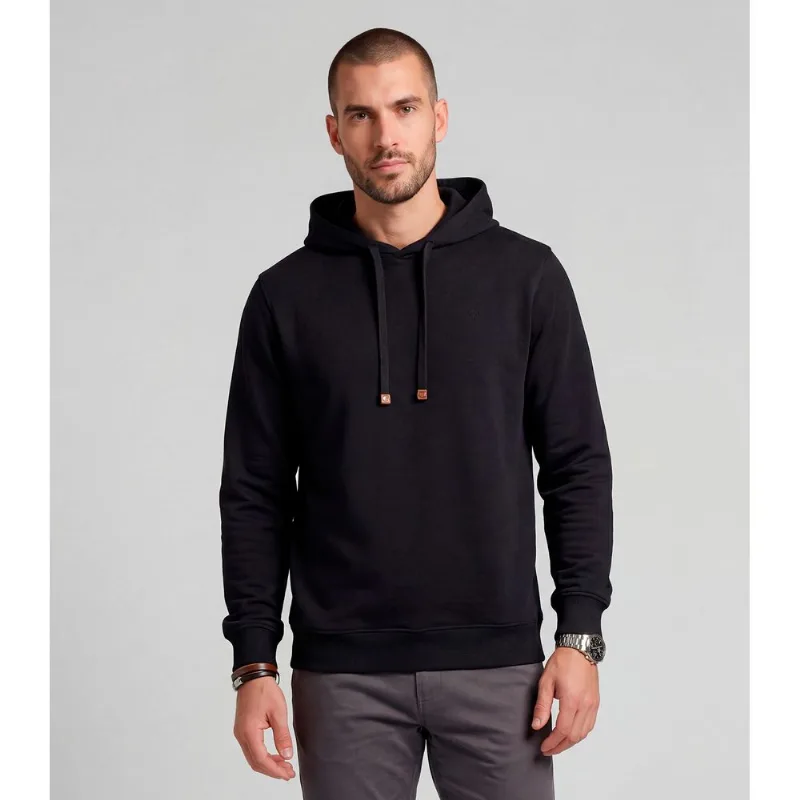 Camiseta Manga Longa Com Capuz Diametro Preto GG