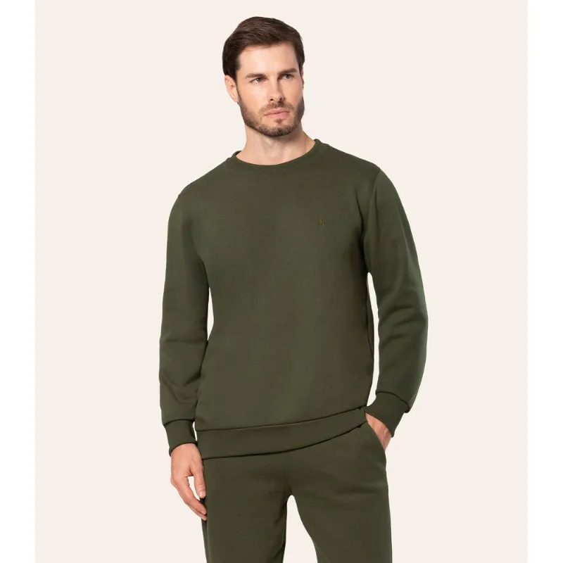 Moletom Masculino Moletom 3 Cabos Felpado Diametro Verde G