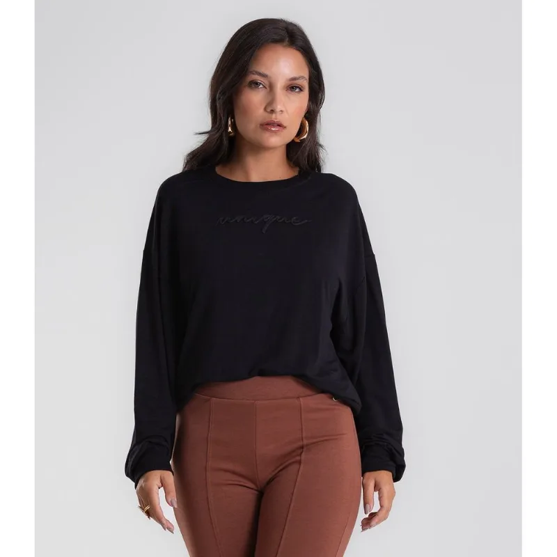 Blusão Feminino Molecotton Endless Preto GG
