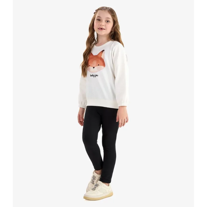 Conjunto Blusão Com Legging Molecotton Rovi Kids Bege 2
