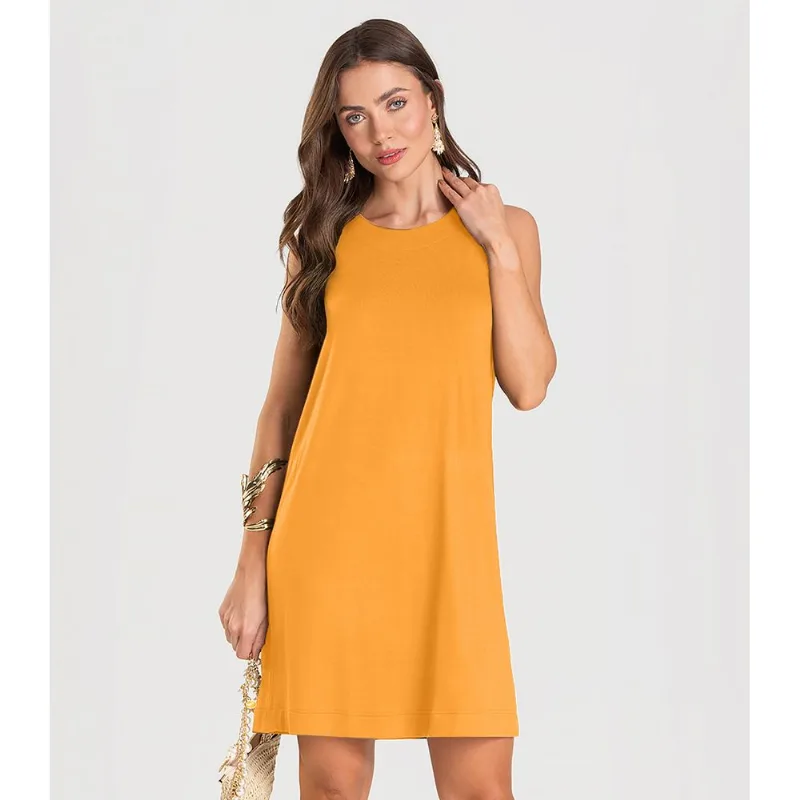 Vestido Feminino Curto Dianna Amarelo P