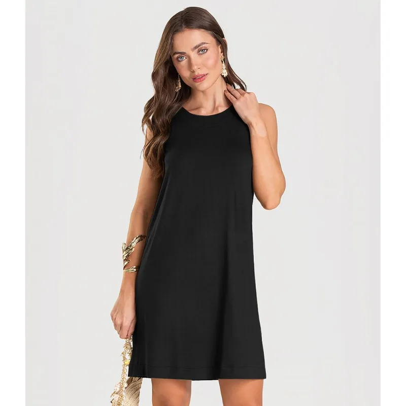 Vestido Feminino Curto Dianna Preto G
