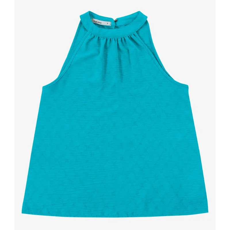 Blusa Feminina De Alça Lisa Endless Azul GG
