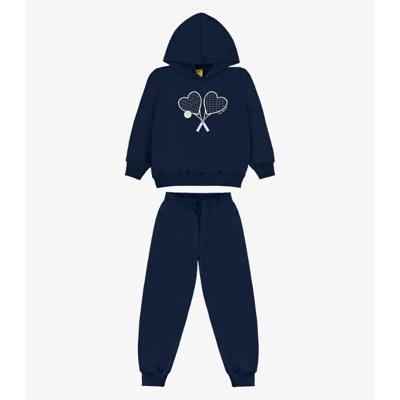 Conjunto Blusão com Calça Moletom Rovi Kids Azul 10