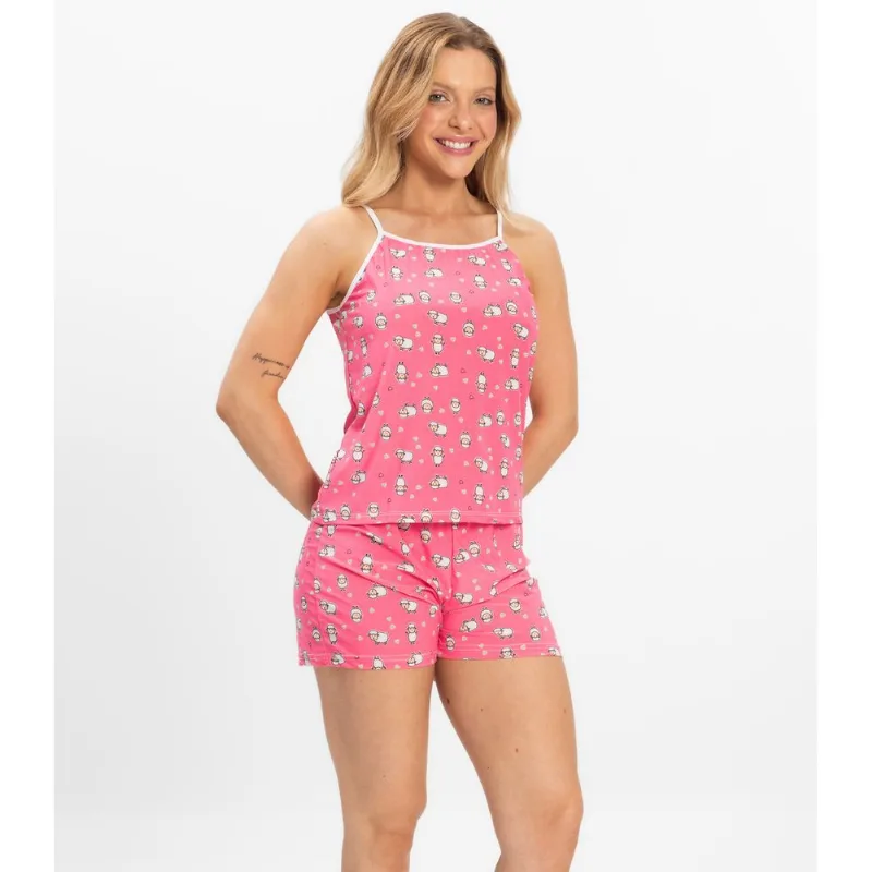 Short Doll Curto Feminino De Liganete Bella Ana Rosa P