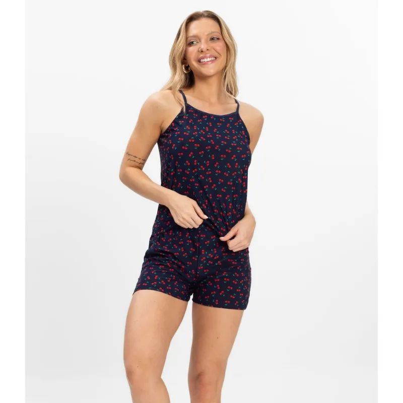 Short Doll Curto Feminino De Liganete Bella Ana Azul GG