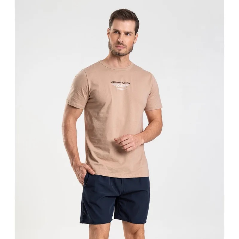 Bermuda Masculina Lisa De Microfibra Long Bong Azul P