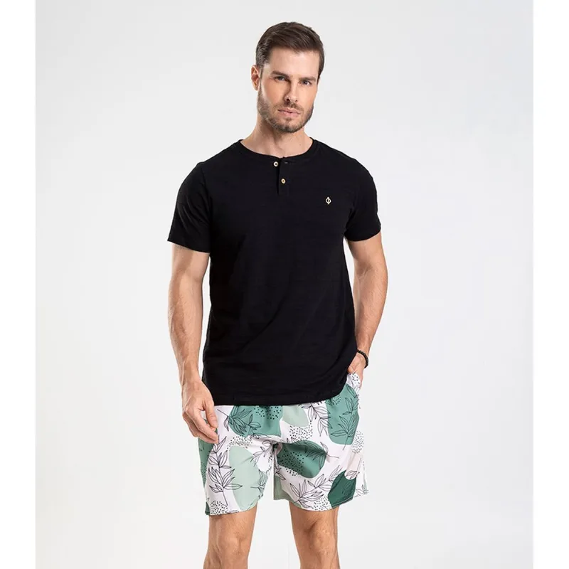 Bermuda Masculina De Microfibra Long Bong Verde GG
