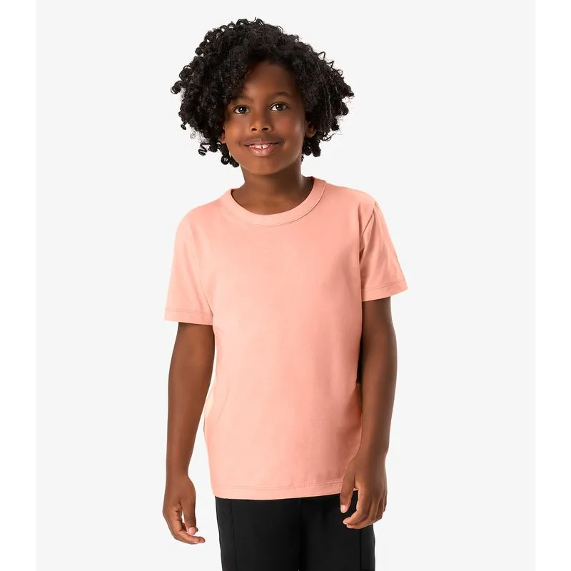 Camiseta Infantil Masculina Básica Rovi Kids Rosa 2