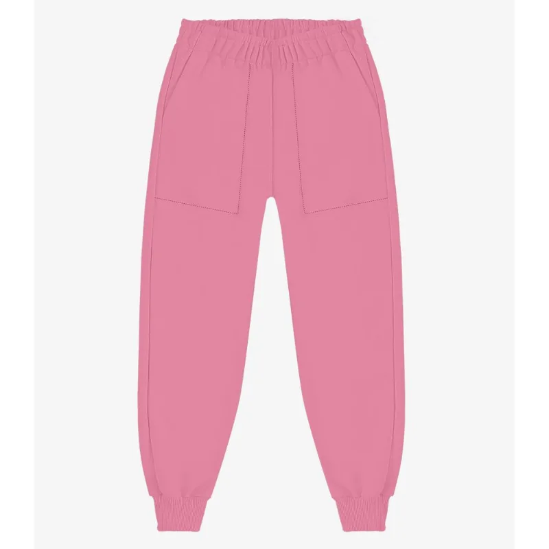 Calça de Moletom Unissex Rovi Kids Rosa 12