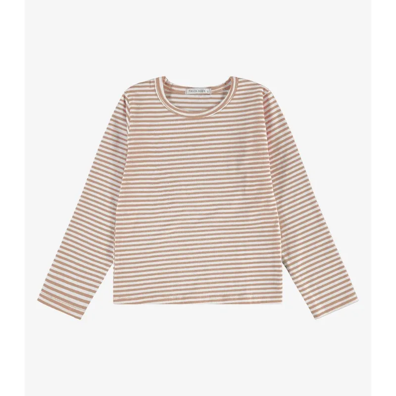Blusa Manga Longa Rovi Kids Menina Marrom 14