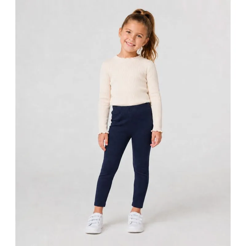 Legging Cotton Infantil Básica Select Azul 8