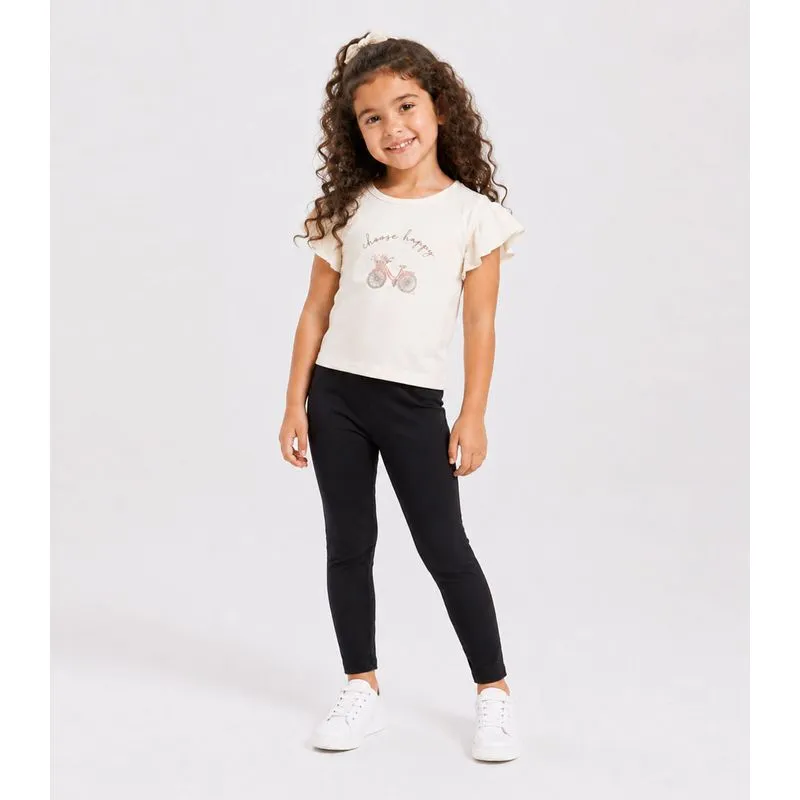 Legging Cotton Infantil Básica Select Preto 6