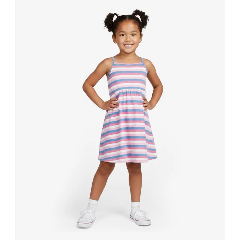 Vestido Infantil Estampado de Alcinha Biju Kids Rosa 1