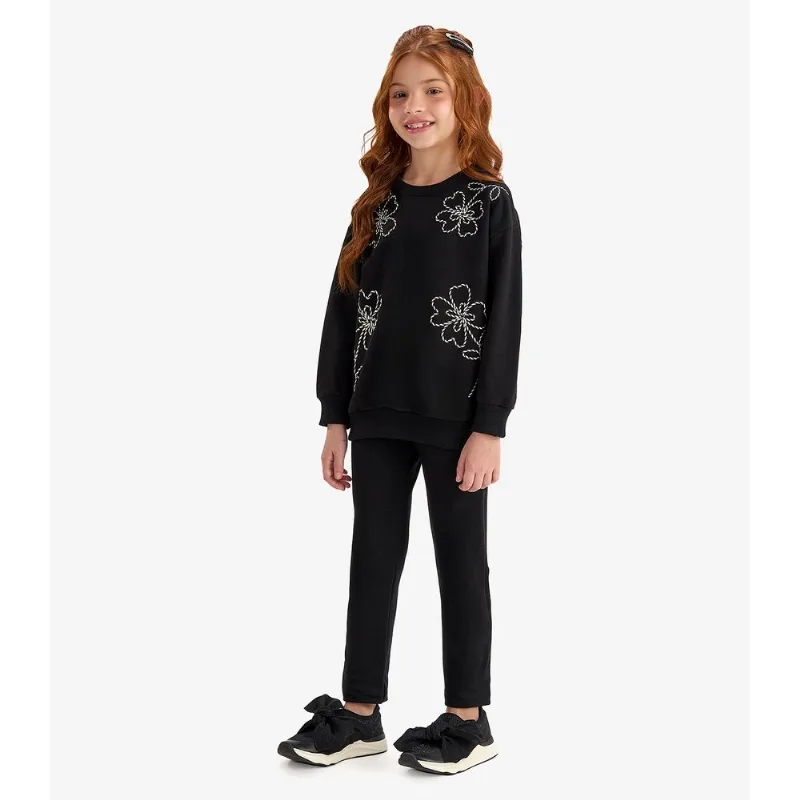 Conjunto Blusão com Legging Rovi Kids Preto 14