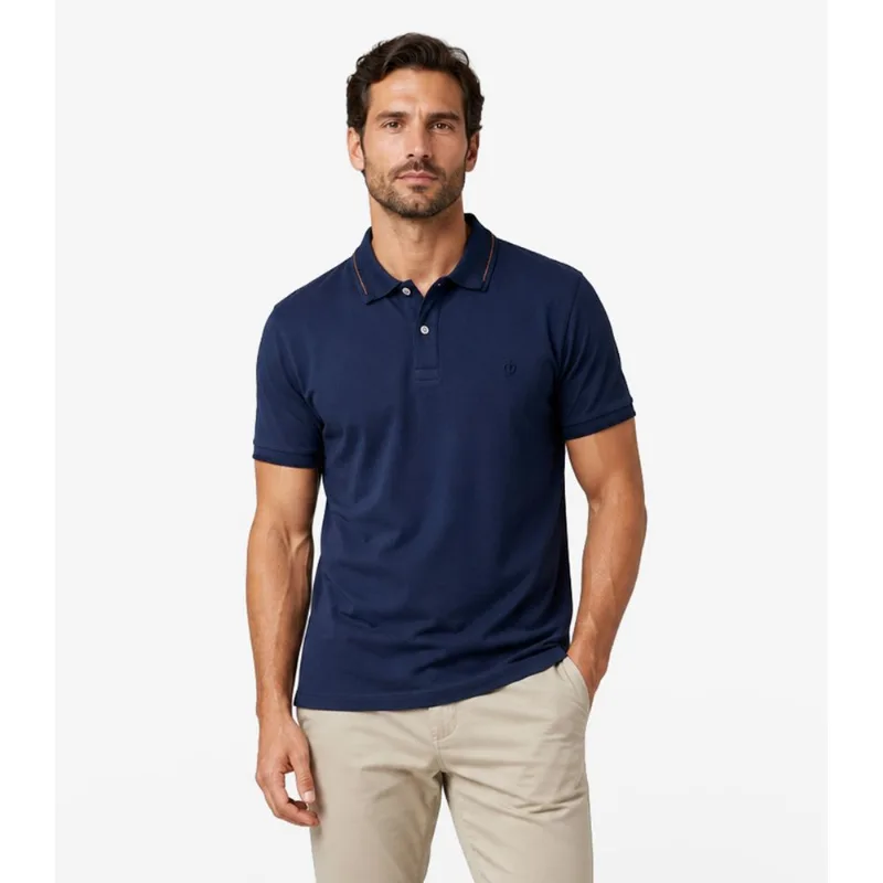 Polo Masculina Suedine Diametro Azul P
