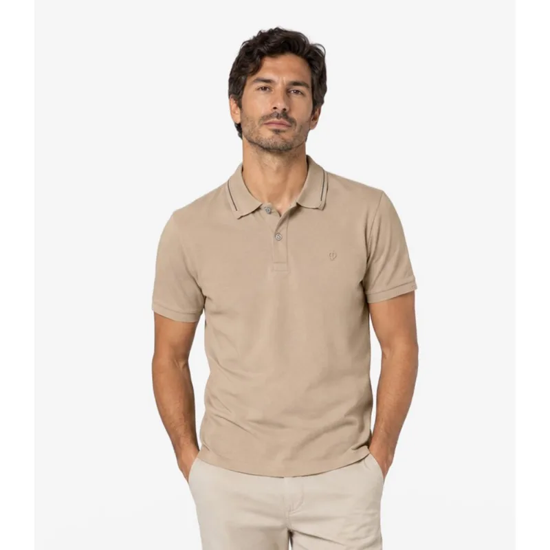 Polo Masculina Suedine Diametro Marrom M