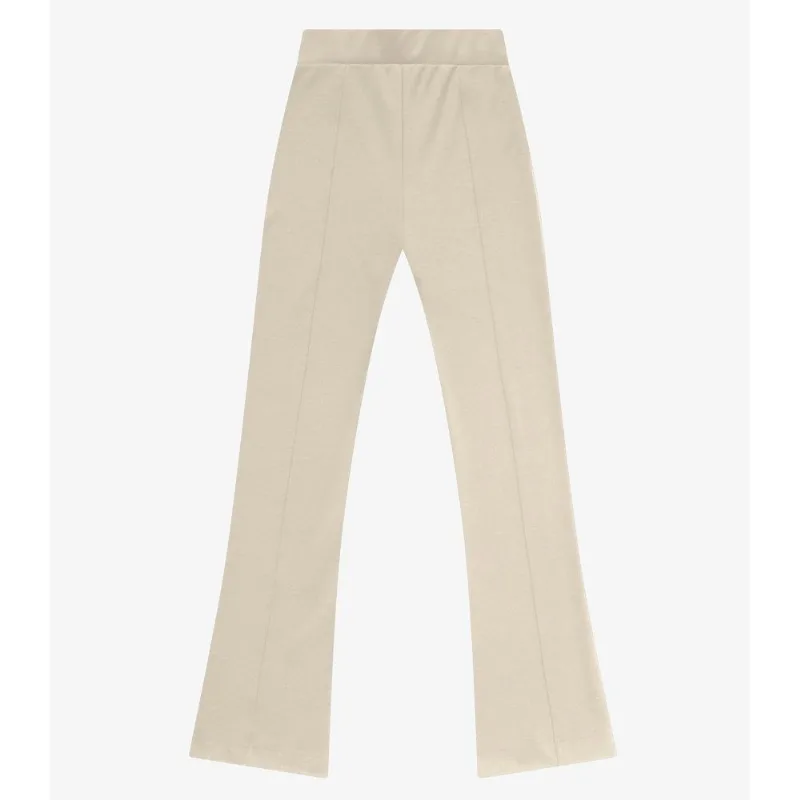 Calça Feminina Boot Cut Ponto Roma Rovitex Bege GG