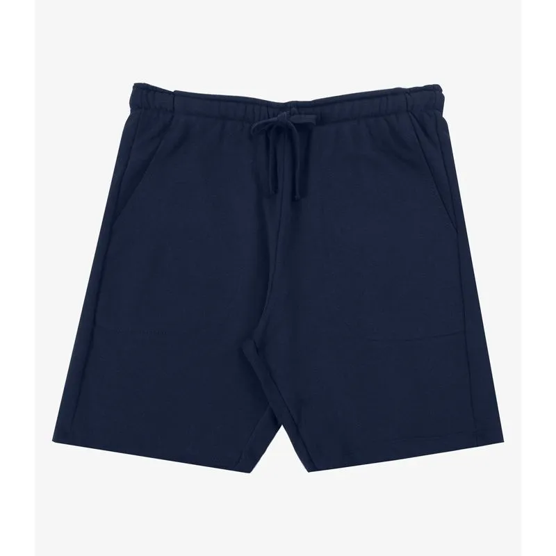 Bermuda Masculina Básica Em Moletom Diametro Azul P