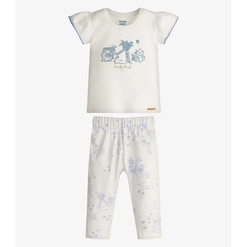 Conjunto Feminino Blusa Com Legging Trick Nick Bege G