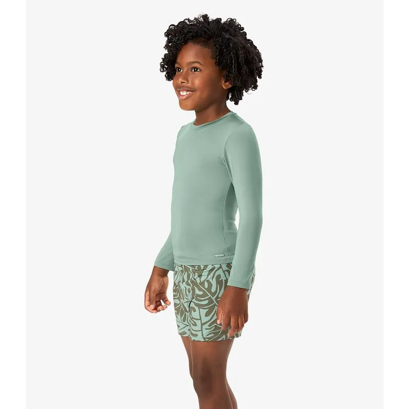 Conjunto Camiseta Manga Longa E Sunga UV Rovi Kids Verde 8