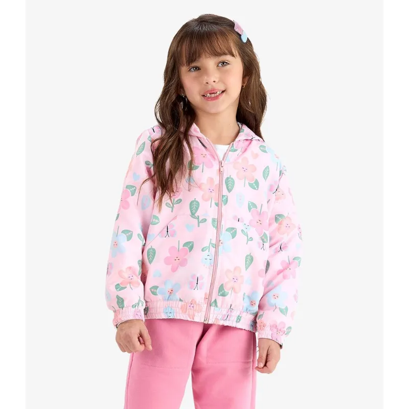 Jaqueta Corta-vento Rovi Kids Rosa 8