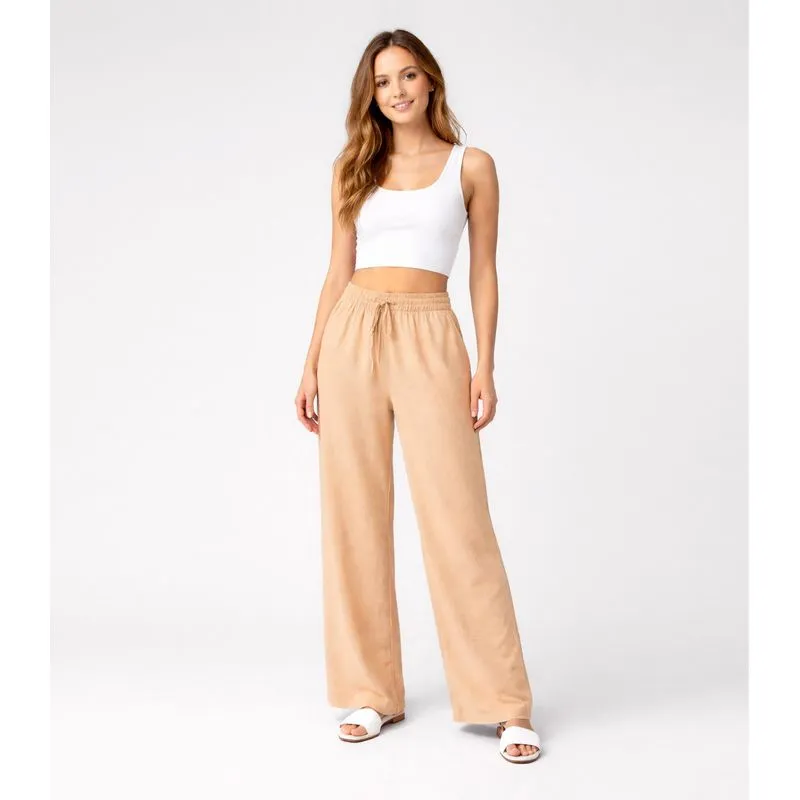 Calça Feminina Em Air Flow Renaluci Bege G
