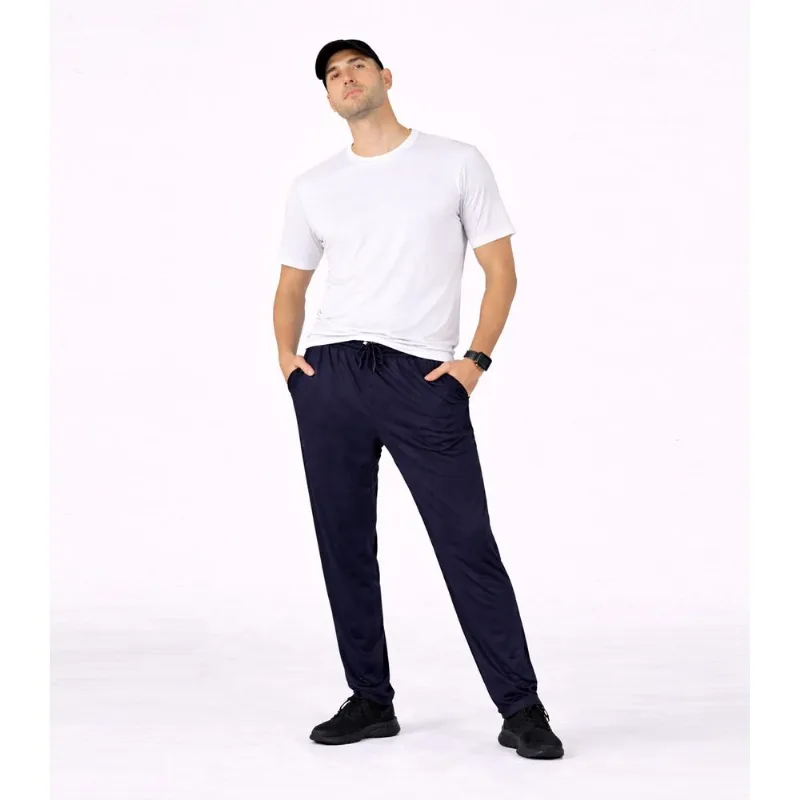 Calça Masculina Helanca Com Bolsos Rota Da Onda Azul M