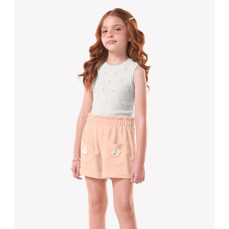Conjunto Infantil Regata Com Shorts Trick Nick Bege 10