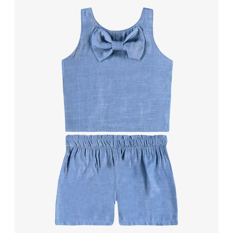 Conjunto Infantil Regata E Shorts Liocel Rovi Kids Azul 14