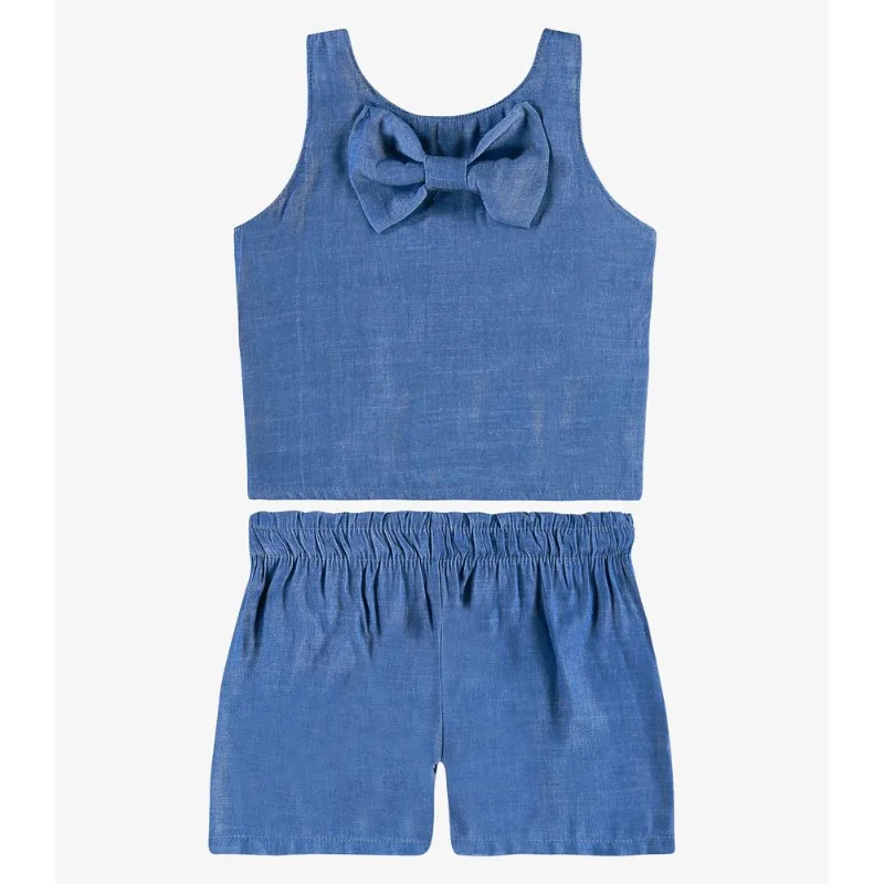 Conjunto Infantil Regata E Shorts Liocel Rovi Kids Azul 14